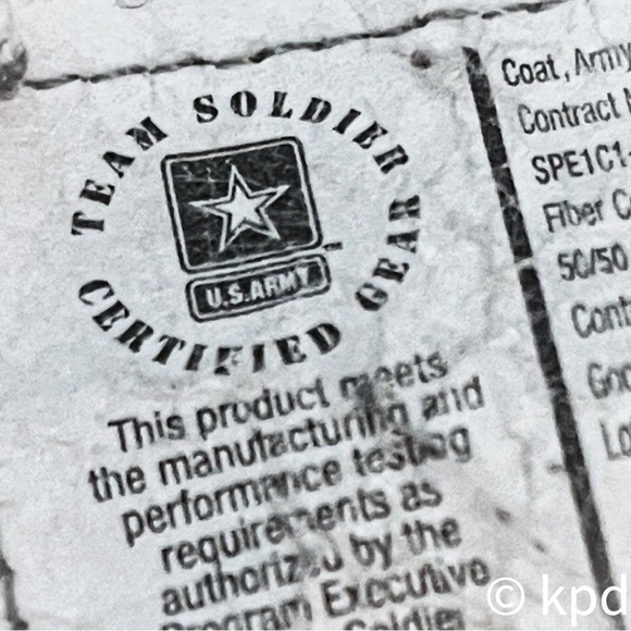 Authentic Military jacket MediumLong NSN: 8415-01-586-0645, NATO Size: 6090/9404 - Picture 9 of 10